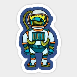 Ween Astronaut Boognish Sticker